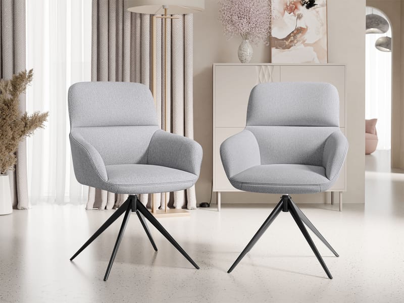 Lyrin Työtuoli 2-pakkaus - Harmaa - Huonekalut - Tuoli & nojatuoli - Työtuolit