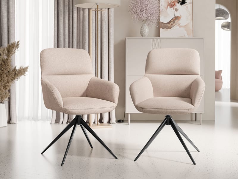 Lyrin Työtuoli 2-pakkaus - Beige - Huonekalut - Tuoli & nojatuoli - Työtuolit