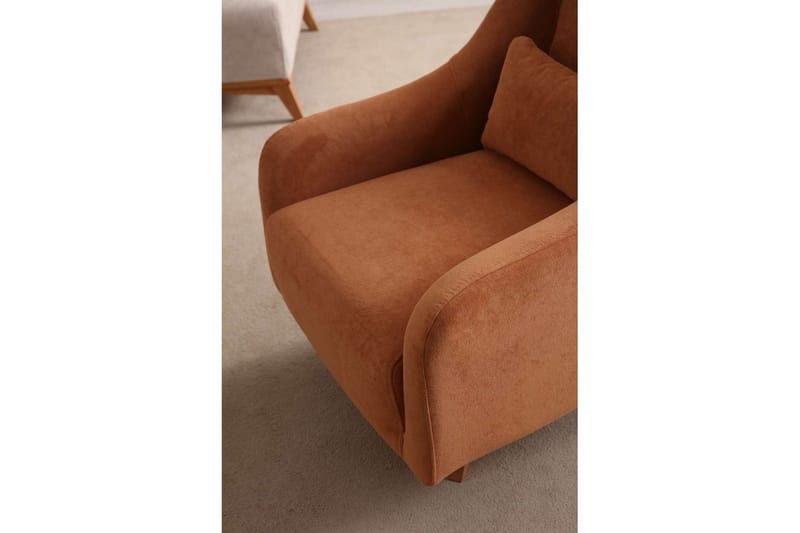 Malkiat Lounge-nojatuoli - Oranssi - Huonekalut - Tuoli & nojatuoli - Nojatuoli & lepotuoli