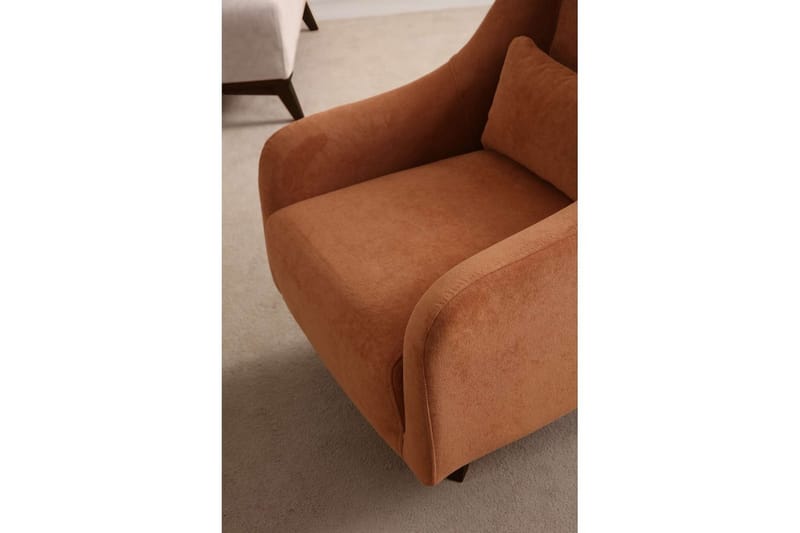 Malkiat Lounge-nojatuoli - Oranssi/Musta - Huonekalut - Tuoli & nojatuoli - Nojatuoli & lepotuoli