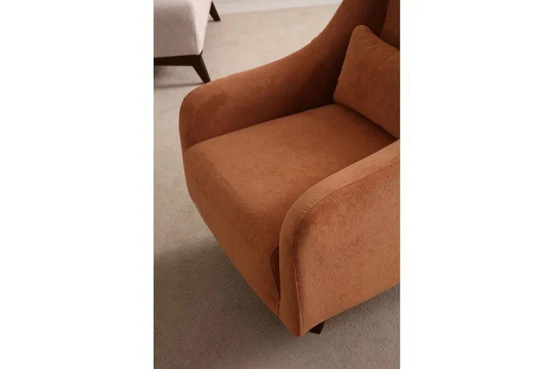 Malkiat Lounge-nojatuoli - Oranssi/Musta - Huonekalut - Tuoli & nojatuoli - Nojatuoli & lepotuoli