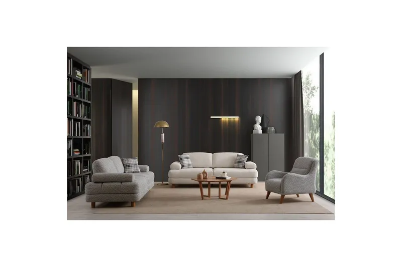 Mami Öronlappsfåtölj - Kerma/Sininen - Huonekalut - Tuoli & nojatuoli - Nojatuoli & lepotuoli