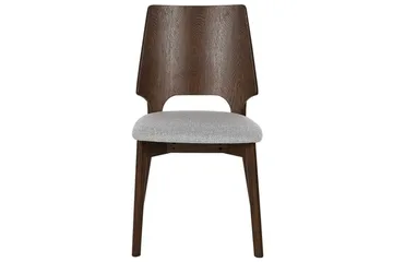 Matsalsstol Beliani Abee set om 2 Grå-Ljust Trä Light grey VALUE_MISSING_1 - Huonekalut - Tuoli & nojatuoli - Ruokapöydän tuolit