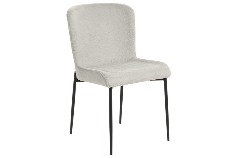 Matsalsstol Beliani Ada set om 2 Light grey - Huonekalut - Tuoli & nojatuoli - Ruokapöydän tuolit