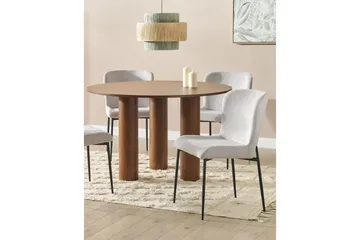 Matsalsstol Beliani Ada set om 2 Light grey - Huonekalut - Tuoli & nojatuoli - Ruokapöydän tuolit