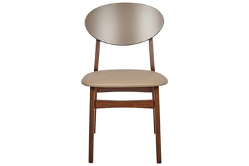 Matsalsstol Beliani Amery set om 2 Ljus Trä-Brun Light brown - Huonekalut - Tuoli & nojatuoli - Ruokapöydän tuolit