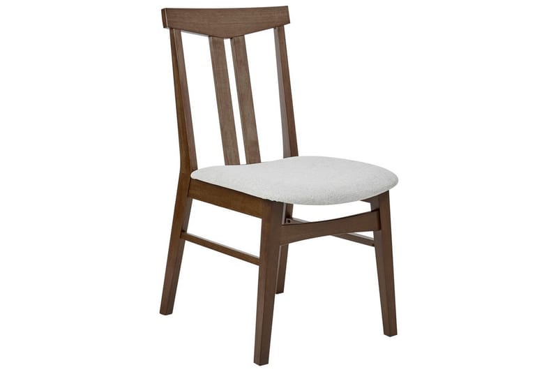 Matsalsstol Beliani Avalon set om 2 Ljus Trä-Beige Light grey - Huonekalut - Tuoli & nojatuoli - Ruokapöydän tuolit