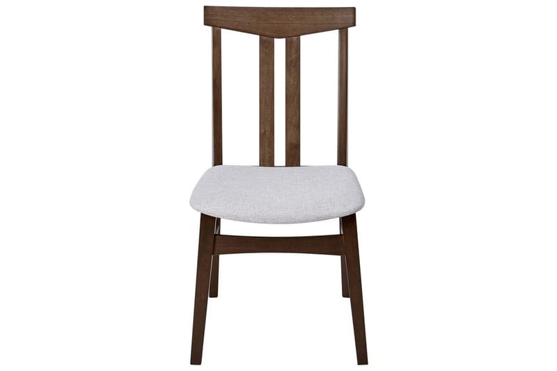 Matsalsstol Beliani Avalon set om 2 Ljus Trä-Beige Light grey - Huonekalut - Tuoli & nojatuoli - Ruokapöydän tuolit