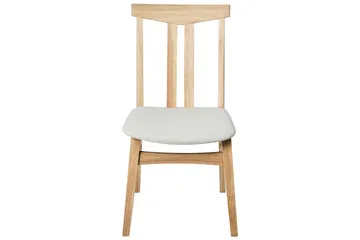 Matsalsstol Beliani Avalon set om 2 Ljus Trä-Beige Ljusbeige - Huonekalut - Tuoli & nojatuoli - Ruokapöydän tuolit