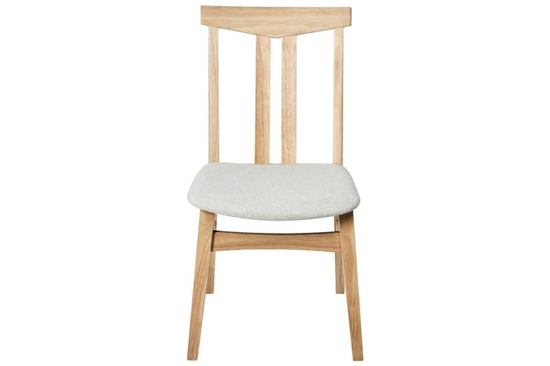 Matsalsstol Beliani Avalon set om 2 Ljus Trä-Beige Ljusbeige - Huonekalut - Tuoli & nojatuoli - Ruokapöydän tuolit