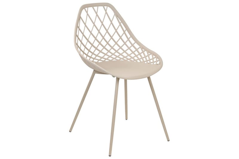 Matsalsstol Beliani Canton Ii set om 2 Beige - Huonekalut - Tuoli & nojatuoli - Ruokapöydän tuolit