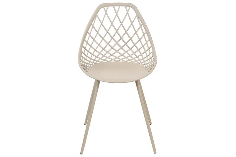 Matsalsstol Beliani Canton Ii set om 2 Beige - Huonekalut - Tuoli & nojatuoli - Ruokapöydän tuolit