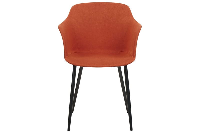 Matsalsstol Beliani Elim set om 2 Orange - Huonekalut - Tuoli & nojatuoli - Ruokapöydän tuolit