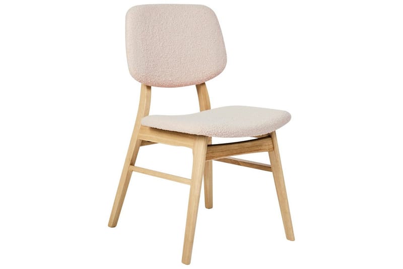 Matsalsstol Beliani Ella set om 2 Ljus Trä-Beige NO_BRAND Ljusbeige VALUE_MISSING_18307 - Huonekalut - Tuoli & nojatuoli - Ruokapöydän tuolit