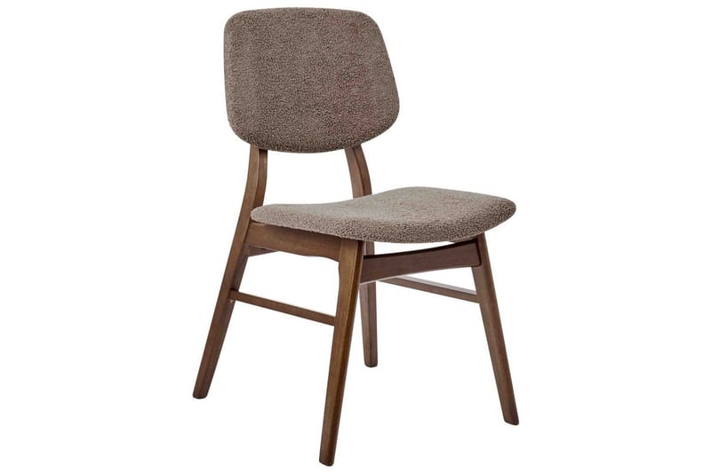 Matsalsstol Beliani Ella set om 2 Ljus Trä-Beige Taupe VALUE_MISSING_18305 - Huonekalut - Tuoli & nojatuoli - Ruokapöydän tuolit