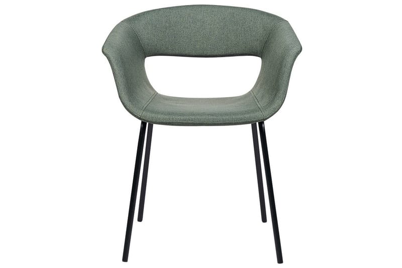 Matsalsstol Beliani Elma set om 2 Blå-Svart Dark green - Huonekalut - Tuoli & nojatuoli - Ruokapöydän tuolit