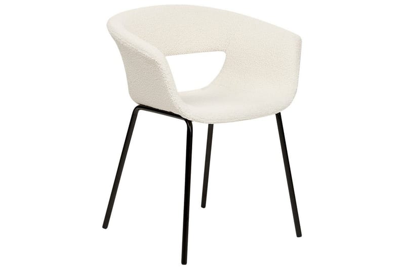 Matsalsstol Beliani Elma set om 2 Blå-Svart Off White - Huonekalut - Tuoli & nojatuoli - Ruokapöydän tuolit