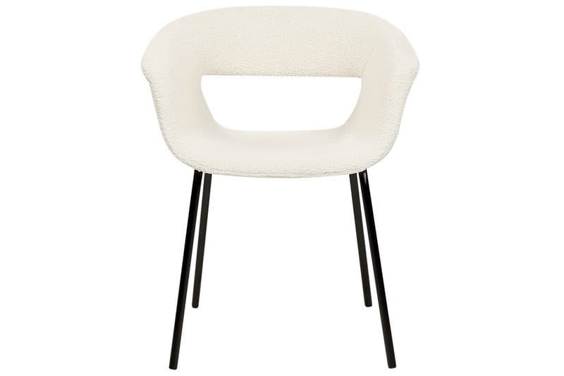 Matsalsstol Beliani Elma set om 2 Blå-Svart Off White - Huonekalut - Tuoli & nojatuoli - Ruokapöydän tuolit