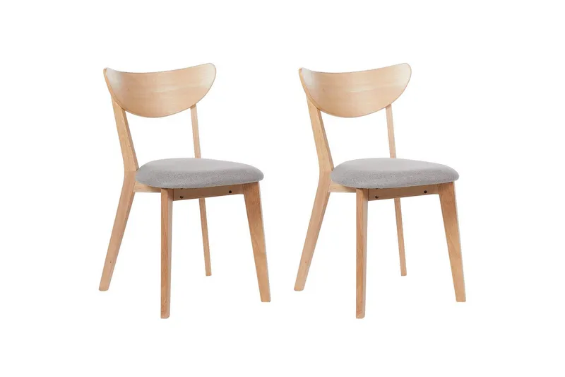 Matsalsstol Beliani Erie set om 2 NO_BRAND Light wood, undefined