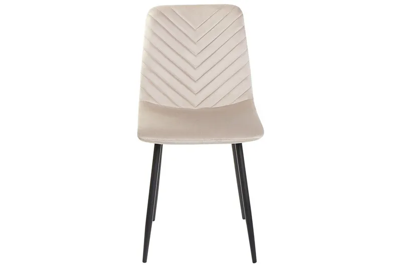 Matsalsstol Beliani Havre set om 4 Beige - Huonekalut - Tuoli & nojatuoli - Ruokapöydän tuolit