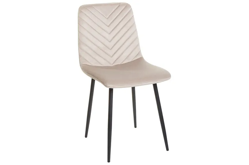 Matsalsstol Beliani Havre set om 4 Beige - Huonekalut - Tuoli & nojatuoli - Ruokapöydän tuolit