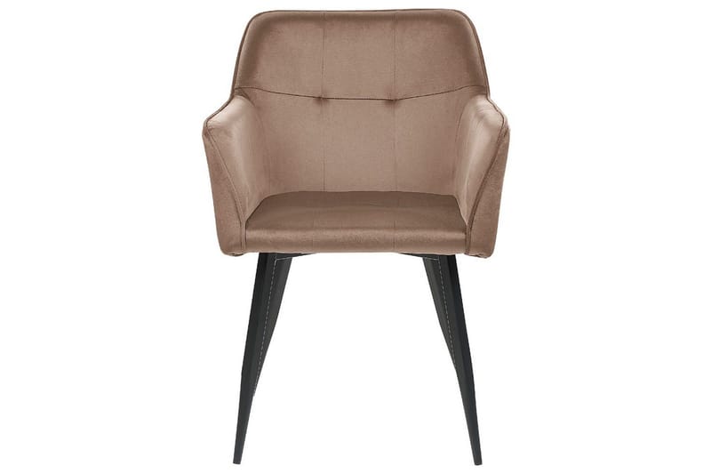 Matsalsstol Beliani Jasmin Brown - Huonekalut - Tuoli & nojatuoli - Ruokapöydän tuolit