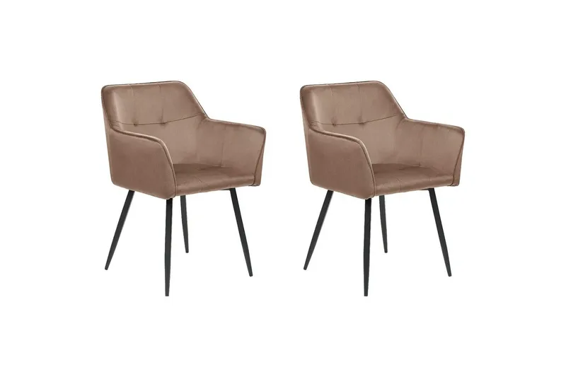 Matsalsstol Beliani Jasmin Brown, undefined