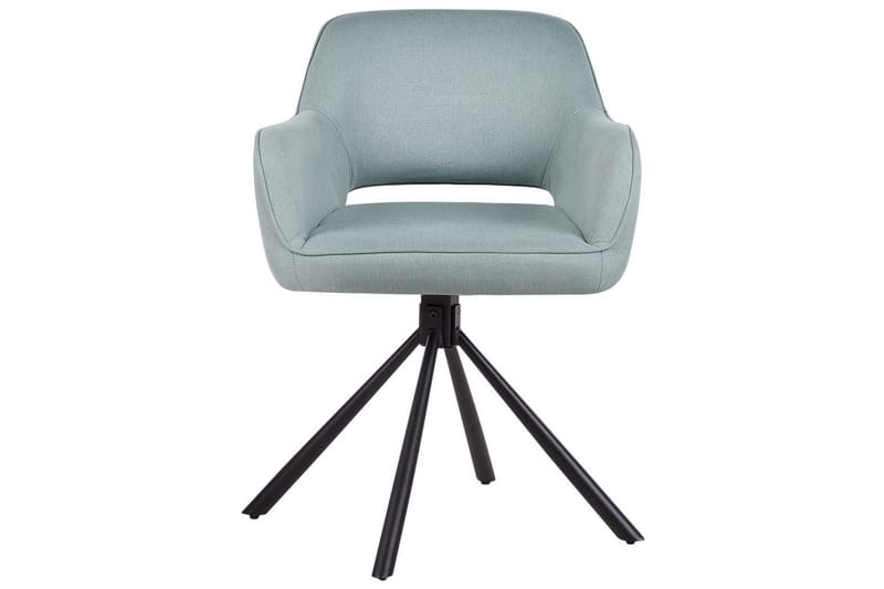 Matsalsstol Beliani Loures set om 2 Beige-Svart Mint Green - Huonekalut - Tuoli & nojatuoli - Ruokapöydän tuolit