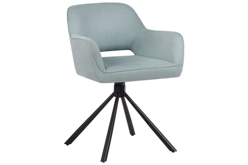 Matsalsstol Beliani Loures set om 2 Beige-Svart Mint Green - Huonekalut - Tuoli & nojatuoli - Ruokapöydän tuolit