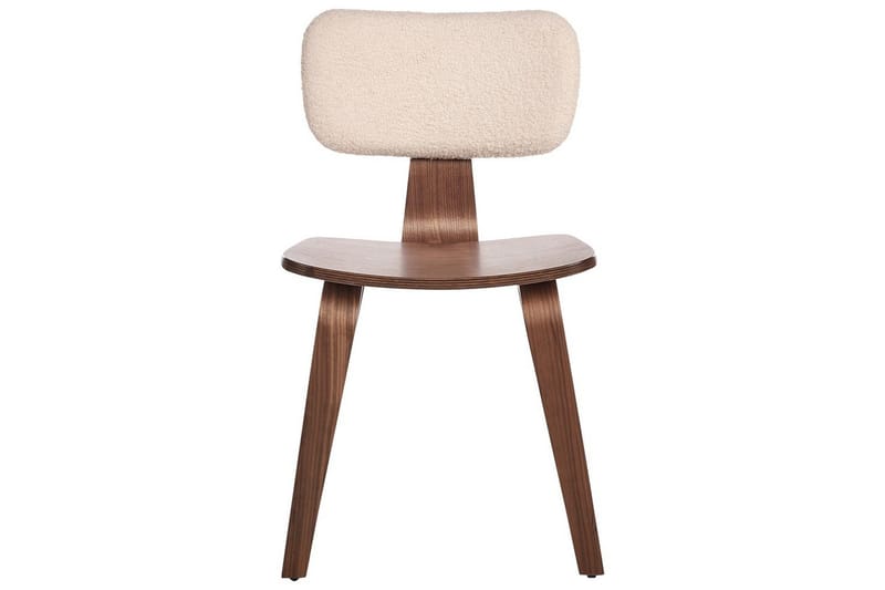 Matsalsstol Beliani Lucinda set om 2 Beige-Ljust Trä Ljusbeige VALUE_MISSING_2 - Huonekalut - Tuoli & nojatuoli - Ruokapöydän tuolit