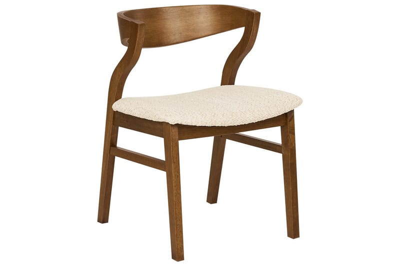 Matsalsstol Beliani Maroa set om 2 NO_BRAND Ljusbeige - Huonekalut - Tuoli & nojatuoli - Ruokapöydän tuolit