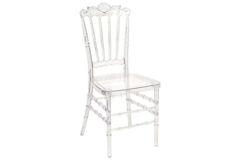 Matsalsstol Beliani Mendon set om 2 Transparent - Huonekalut - Tuoli & nojatuoli - Ruokapöydän tuolit