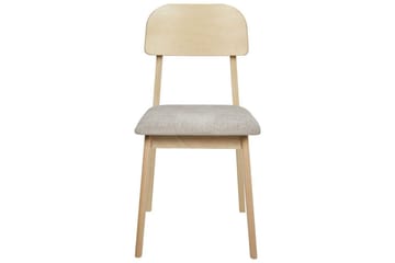 Matsalsstol Beliani Scandia set om 2 Ljus Trä-Beige Taupe - Huonekalut - Tuoli & nojatuoli - Ruokapöydän tuolit