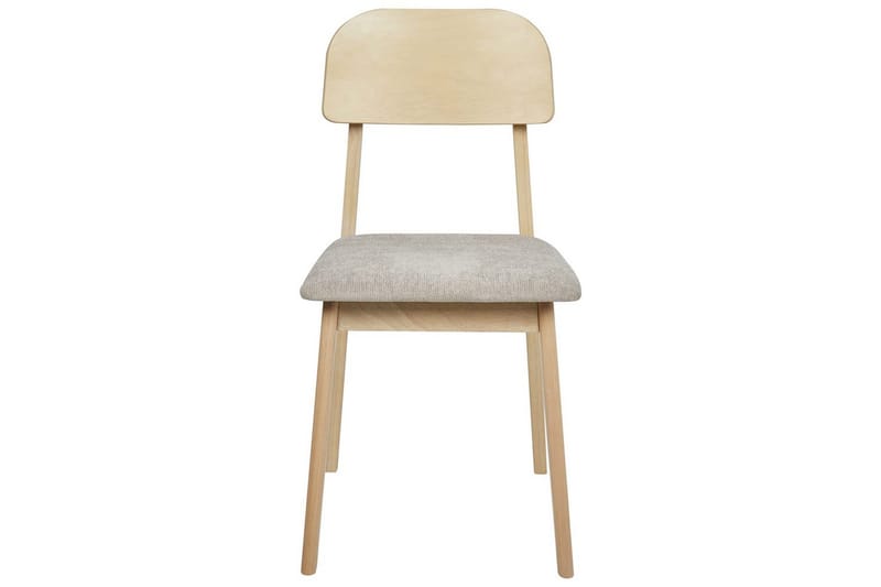 Matsalsstol Beliani Scandia set om 2 Ljus Trä-Beige Taupe - Huonekalut - Tuoli & nojatuoli - Ruokapöydän tuolit
