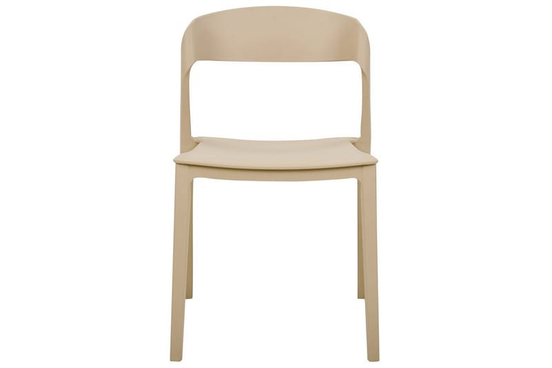 Matsalsstol Beliani Somers set om 2 Beige Beige - Huonekalut - Tuoli & nojatuoli - Ruokapöydän tuolit