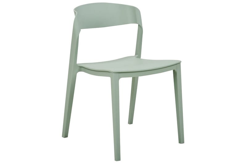 Matsalsstol Beliani Somers set om 2 Beige Mint Green - Huonekalut - Tuoli & nojatuoli - Ruokapöydän tuolit