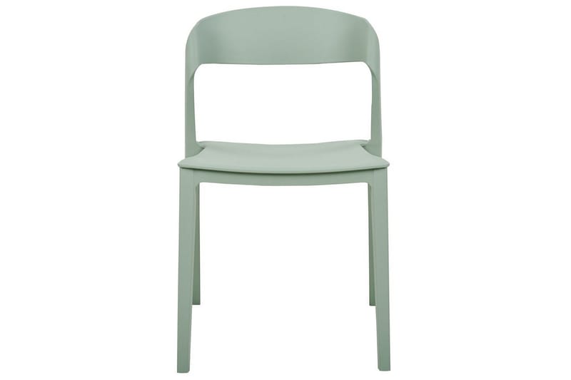 Matsalsstol Beliani Somers set om 2 Beige Mint Green - Huonekalut - Tuoli & nojatuoli - Ruokapöydän tuolit