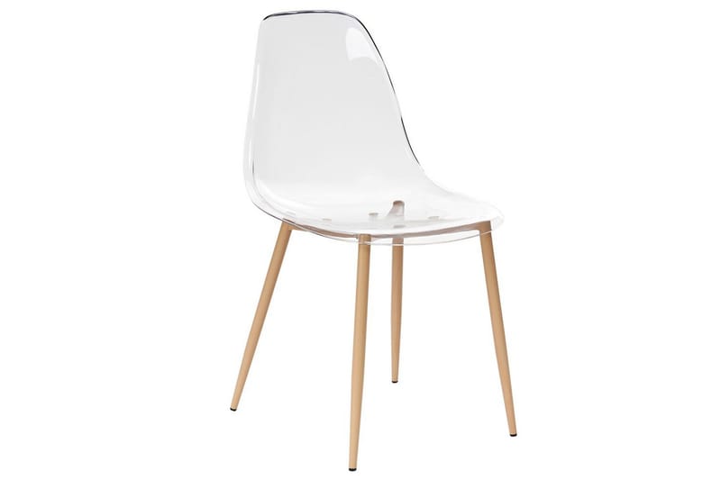 Matsalsstol Beliani Takilma set om 4 Transparent - Huonekalut - Tuoli & nojatuoli - Ruokapöydän tuolit