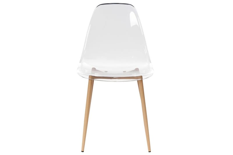 Matsalsstol Beliani Takilma set om 4 Transparent - Huonekalut - Tuoli & nojatuoli - Ruokapöydän tuolit