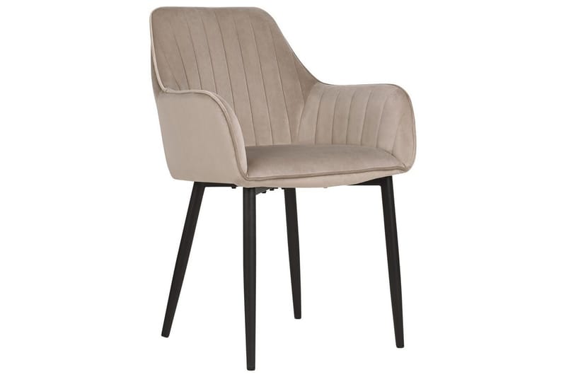 Matsalsstol Beliani Wellston set om 2 Taupe - Huonekalut - Tuoli & nojatuoli - Ruokapöydän tuolit