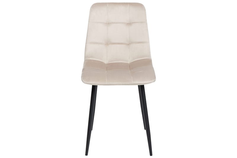 Matsalsstol Beliani Powell set om 4 Taupe - Huonekalut - Tuoli & nojatuoli - Ruokapöydän tuolit