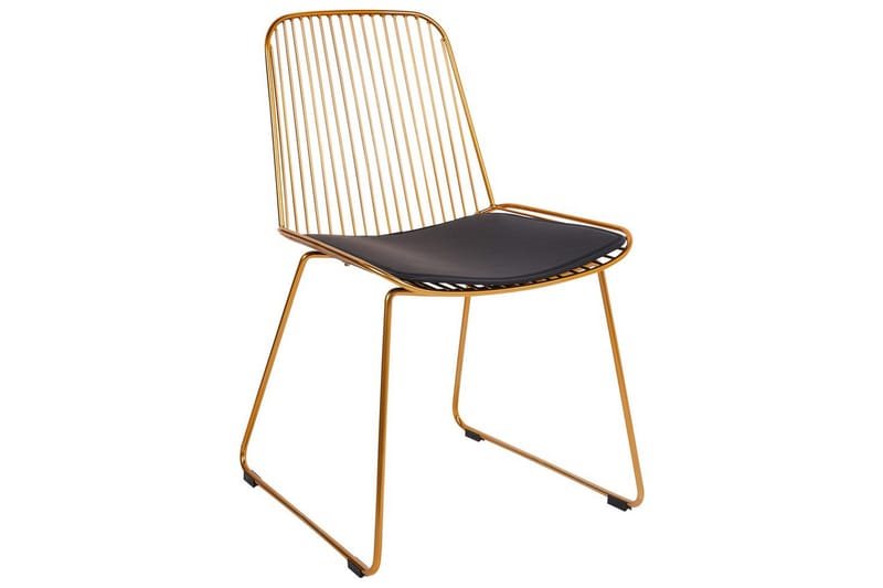 Matsalsstol Beliani Pensacola set om 2 GOLD - Huonekalut - Tuoli & nojatuoli - Ruokapöydän tuolit