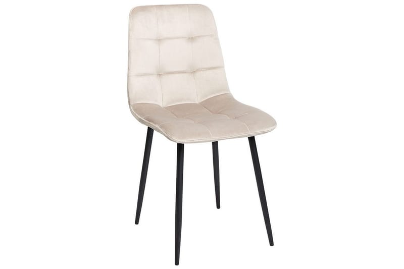 Matsalsstol Beliani Powell set om 4 Taupe - Huonekalut - Tuoli & nojatuoli - Ruokapöydän tuolit