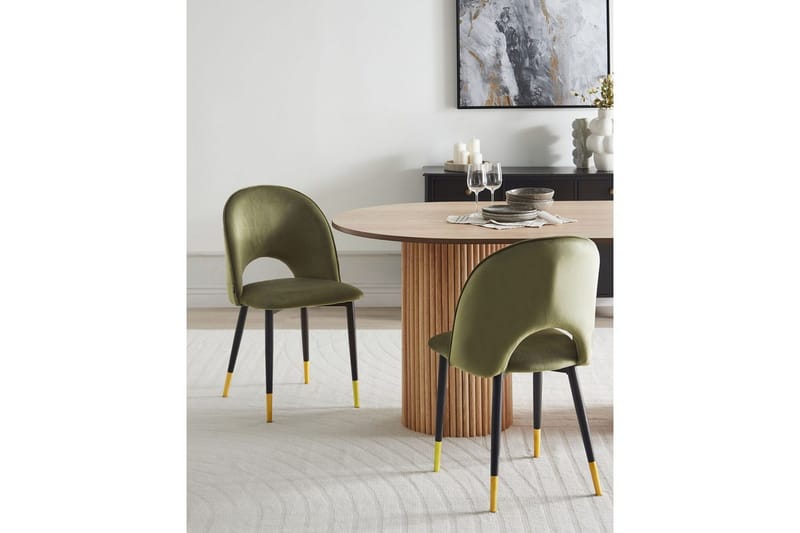 Matstol Olive green - Huonekalut - Tuoli & nojatuoli - Ruokapöydän tuolit