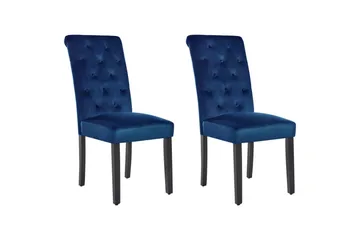 Matstol utan armstöd Dark blue - Huonekalut - Tuoli & nojatuoli - Ruokapöydän tuolit