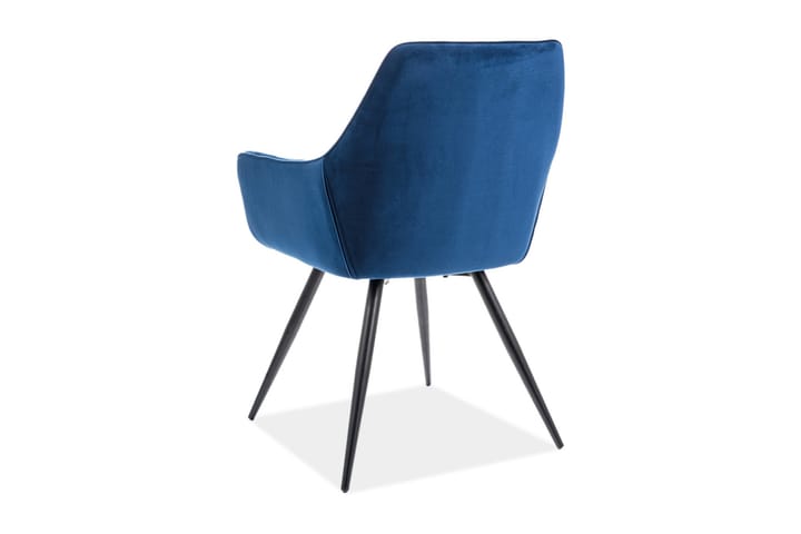 Käsinojallinen tuoli Athmar 2-pak - Sininen - Ruokapöydän tuolit - Meikkituoli - Käsinojallinen tuoli