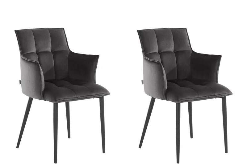 Käsinojallinen tuoli Michikka, Antrasiitti