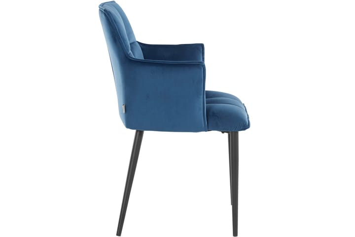 Käsinojallinen tuoli Michikka - Sininen - Ruokapöydän tuolit - Meikkituoli - Käsinojallinen tuoli
