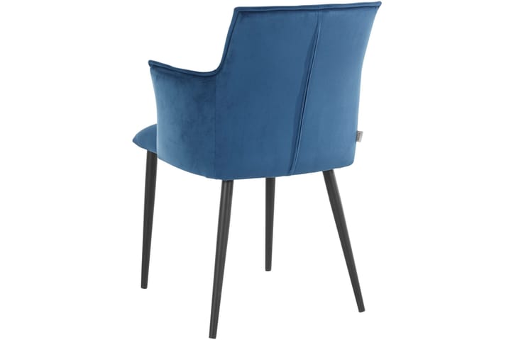 Käsinojallinen tuoli Michikka - Sininen - Ruokapöydän tuolit - Meikkituoli - Käsinojallinen tuoli