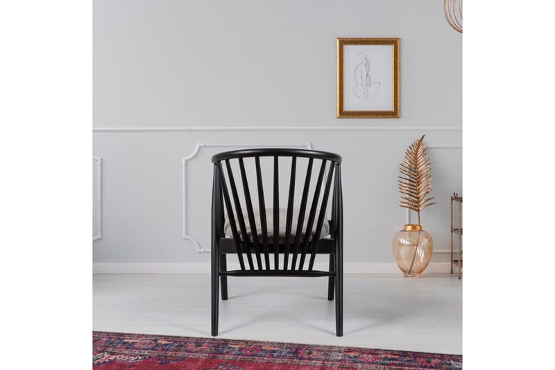 Käsinojatuoli Albero - Musta - Huonekalut - Tuoli & nojatuoli - Meikkituoli